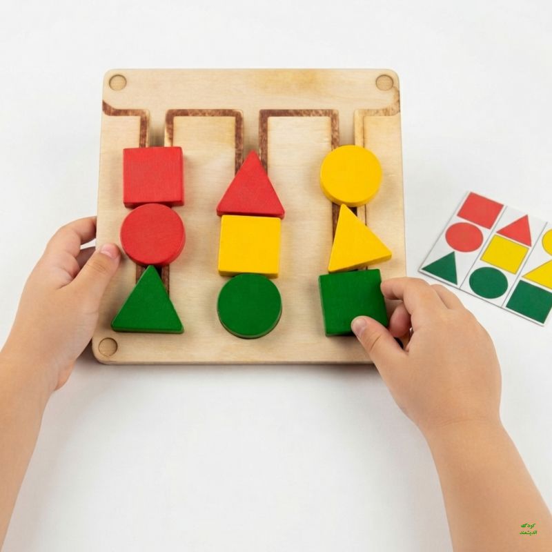 ماز  چوبی چینش اشکال